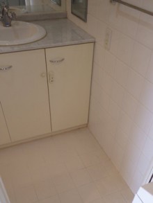 グリーンのモザイクタイルでアクセント グリーンのモザイクタイルでアクセント